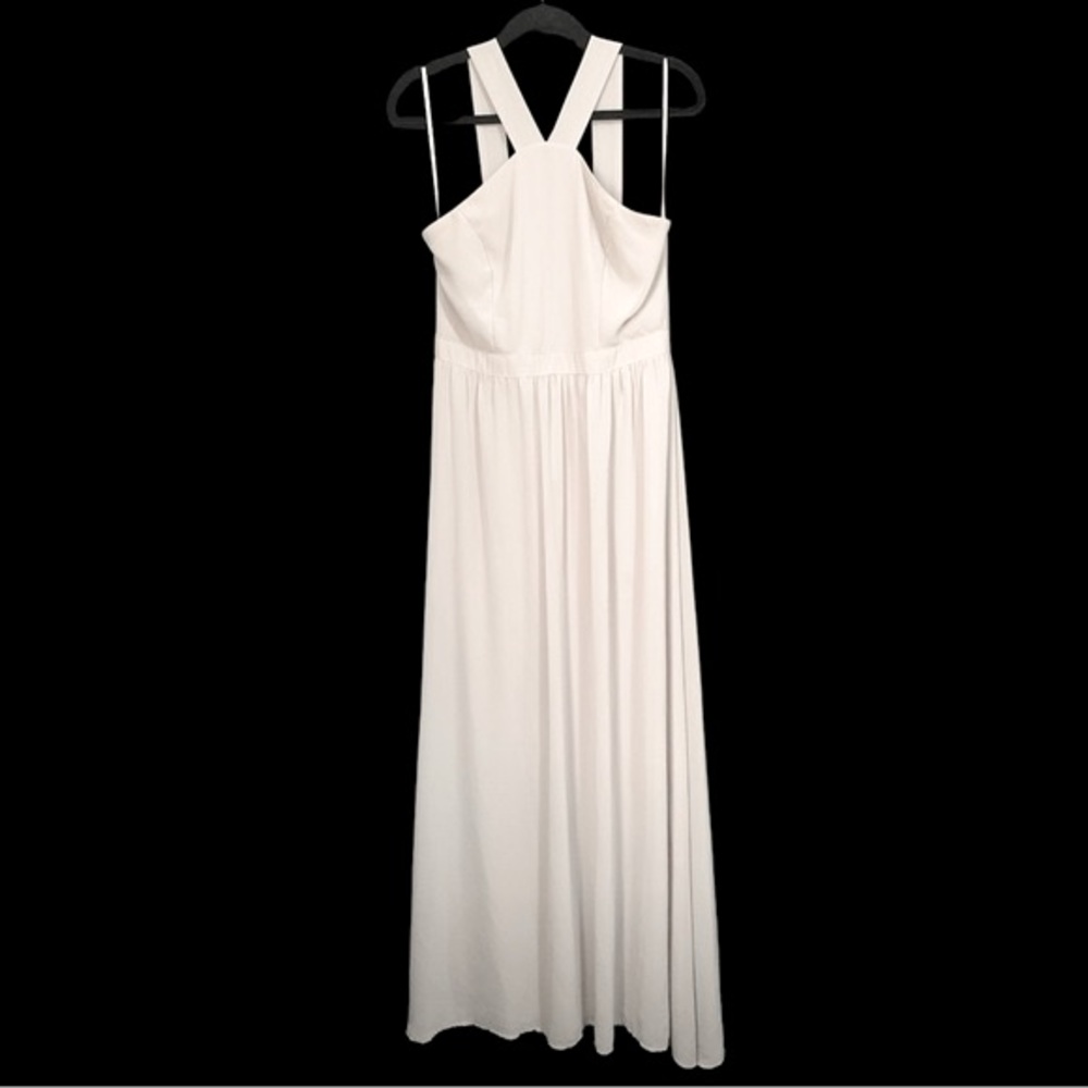 Lulu’s Air of Romance Grey Maxi Dress